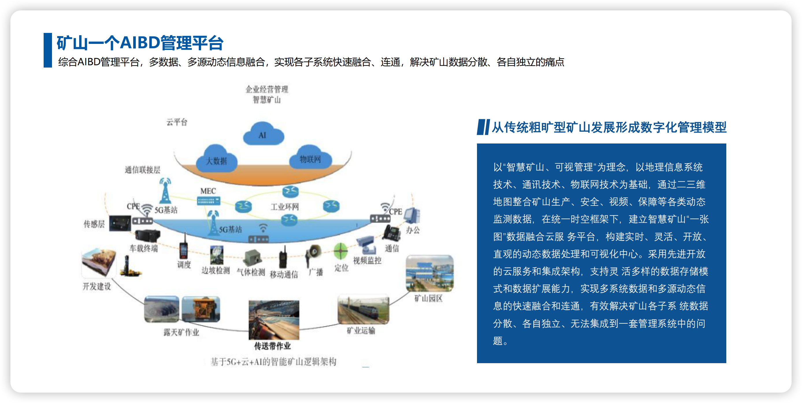 智慧矿山系统